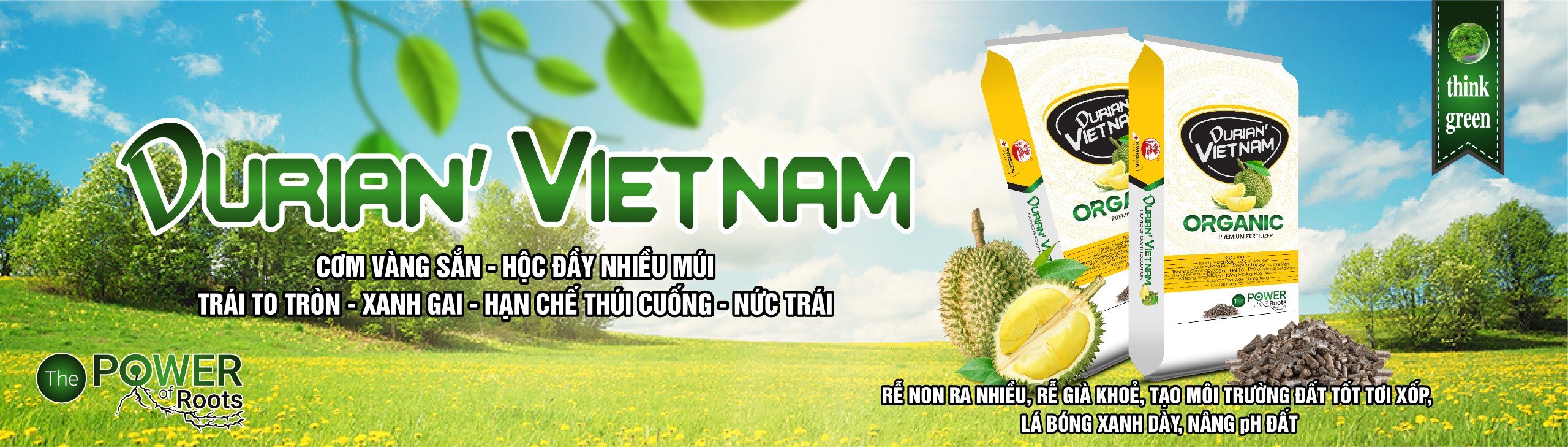 PHÂN HỮU CƠ NỢ HIỆU SUẤT CAO DURIAN VIỆT NAM