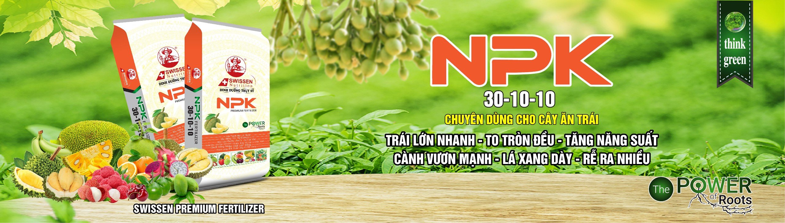 PHÂN BÓN NPK 30-10-10 CÔNG NGHỆ THÁP CAO