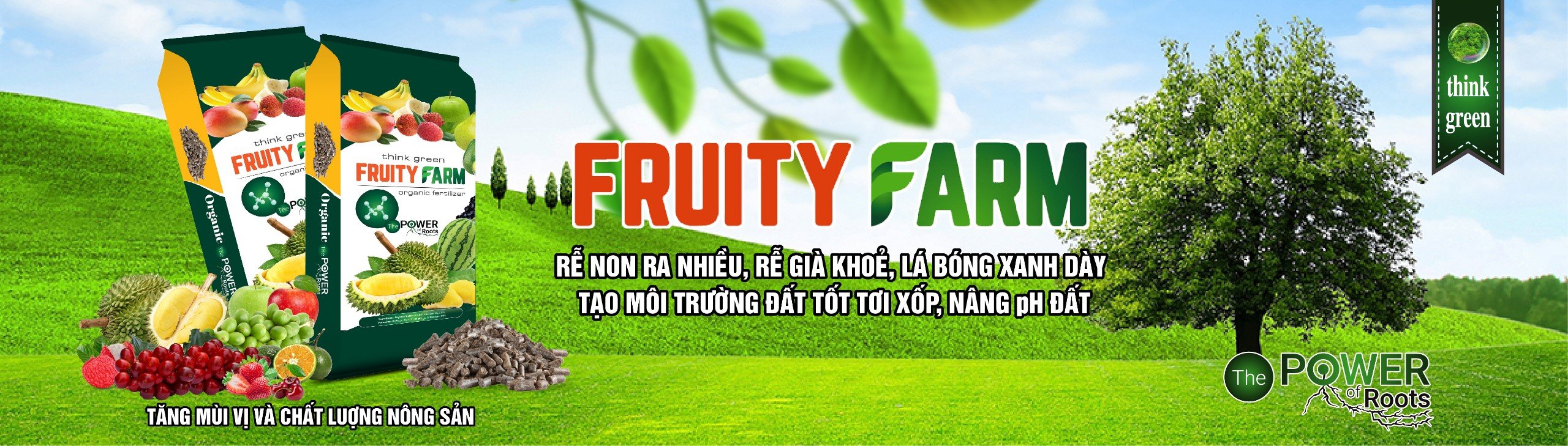 PHÂN HỮU CƠ NỞ HIỆU SUẤT CAO FRUITY FARM