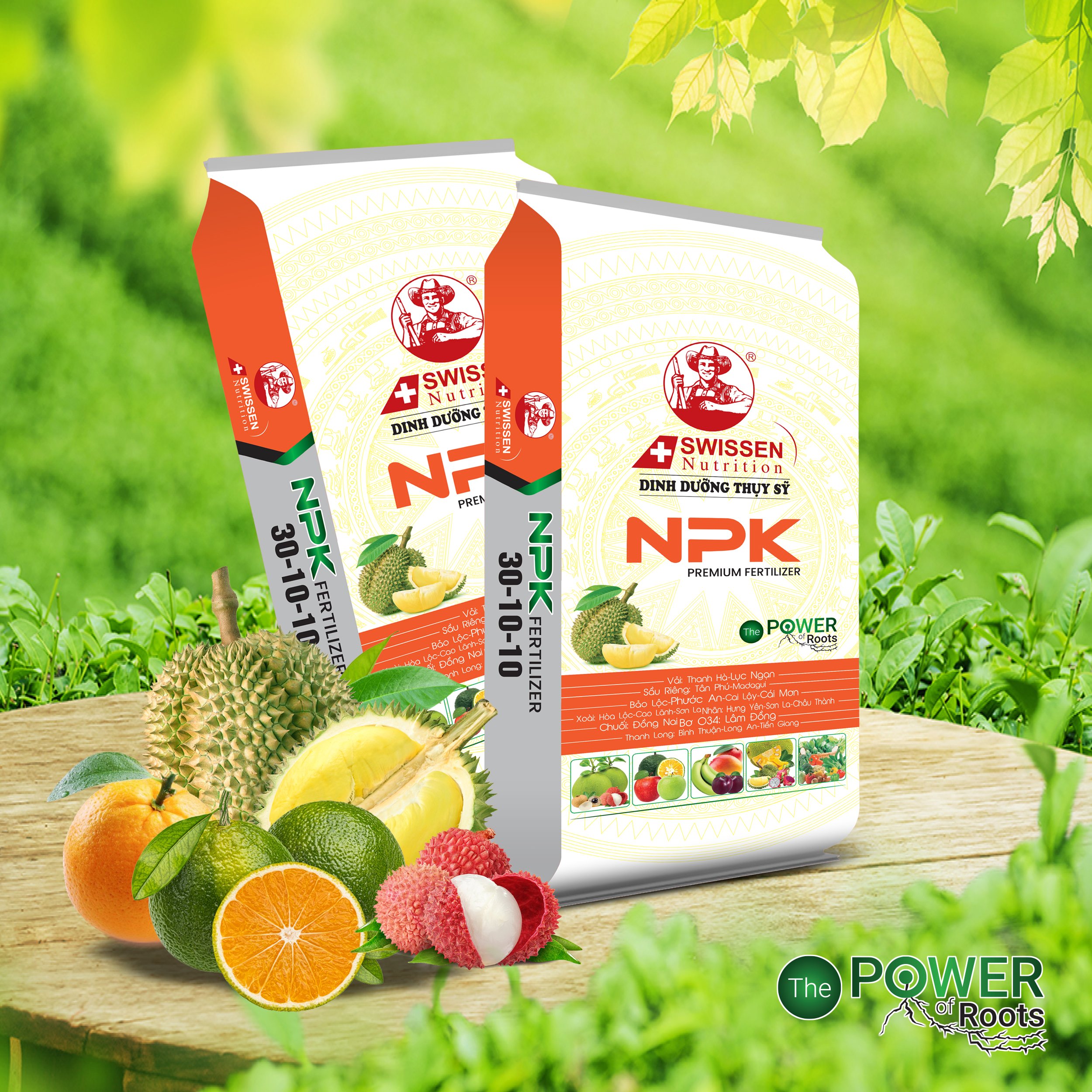 PHÂN BÓN NPK THUỴ SỸ 30-10-10+TE THÁP CAO