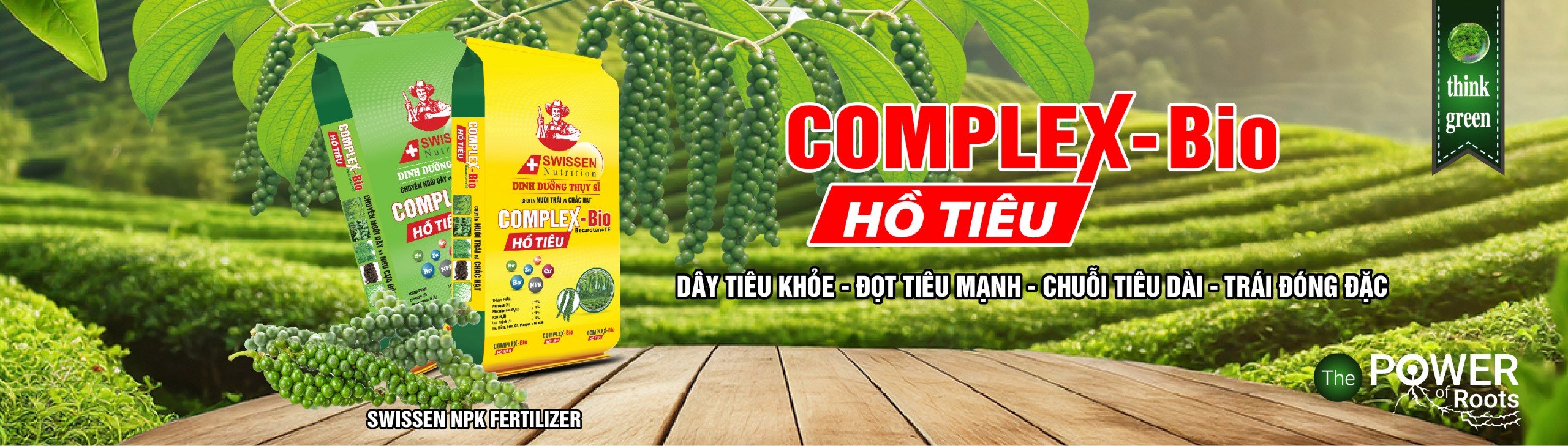 PHÂN BÓN NPK THUỴ SỸ HỒ TIÊU - NUÔI TRÁI